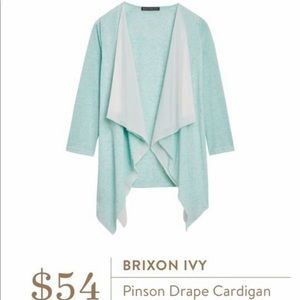 BRIXON IVY Stitch Fix Pinson Drape Cardigan Top